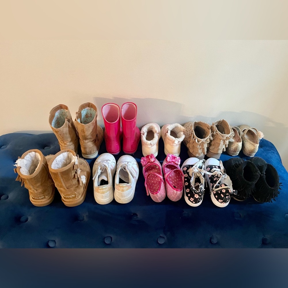 💕Gently worn Little Girl Shoe LOT. SZ 9 Toddler 👧